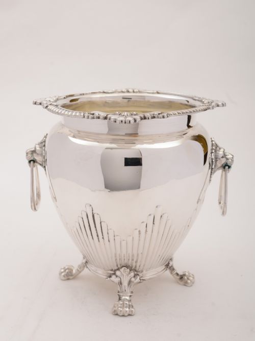 Wmf German Silver Plated Champagne Bucket, Circa 1900