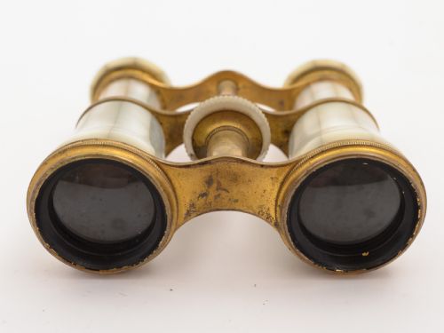 Pair of French Mother of Pear Opera Glasses, Circa 1900
