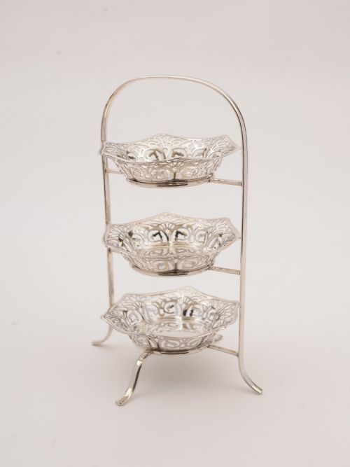 Edwardian Silver Plated Bon Bon Dishes, Circa 1905