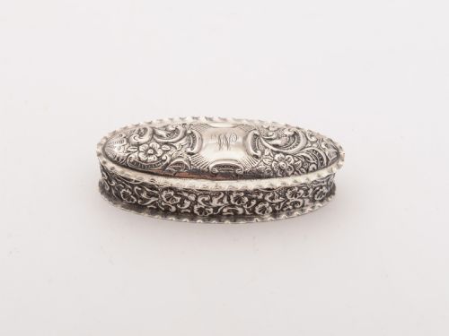 Edwardian Silver Snuff Box, Birmingham 1903