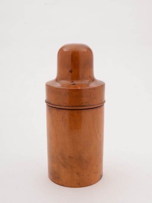 Turned Boxwood Medicine Bottle Holder, Circa 1905