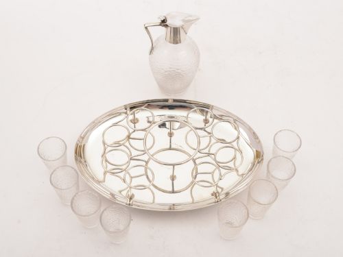 fig 1. Edwardian Liqueur Set, Circa 1905