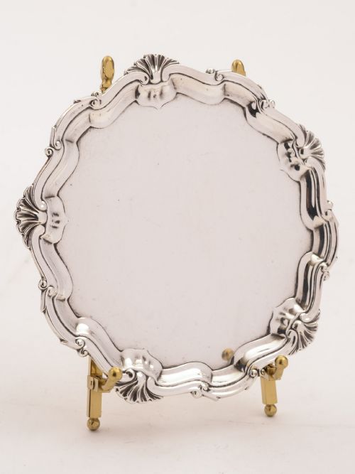 Small Silver Salver, London 1920
