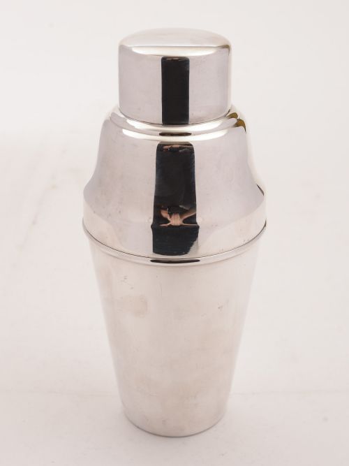Art Deco Silver Plated Cocktail Shaker, Circa 1930