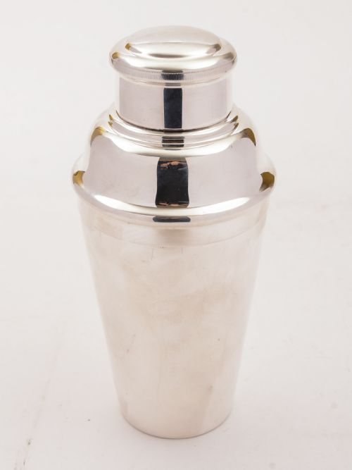 Good Art Deco Silver Plated Cocktail Shaker, Circa 1930