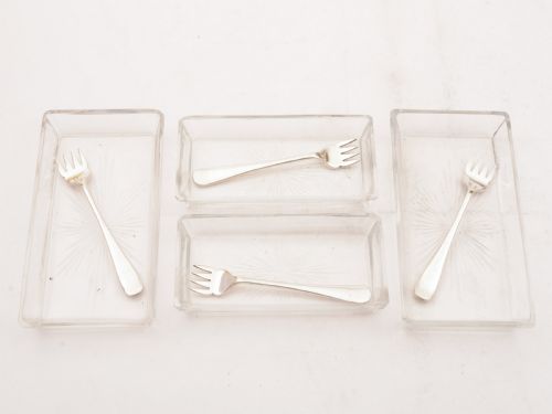 fig 1. Unusual Silver Plated Art Deco H'ors D'oeuvre Dish