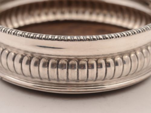fig 1. Pair of Georgian Silver Plated Coasters
