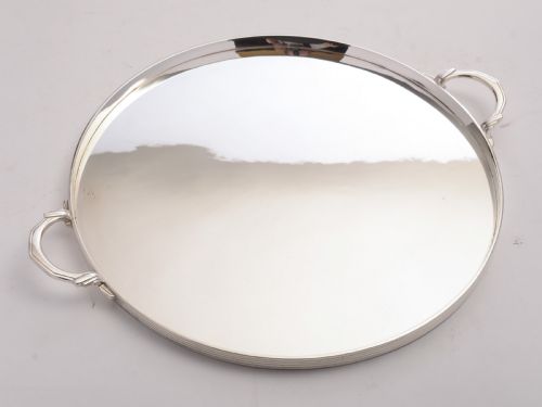 Stunning Art Deco Silver Plated Tray, Circa 1930