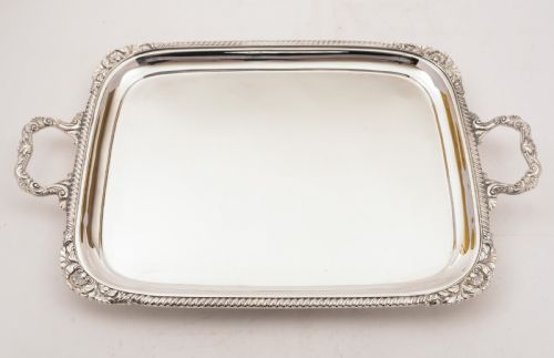 Stunning Edwardian Silver Plated Tray, Circa 1905