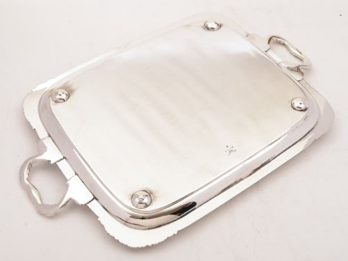 fig 1. Stunning Edwardian Silver Plated Tray, Circa 1905