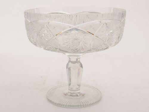 Lovely Art Deco Glass Pedestal  Bowl, Circa 1930