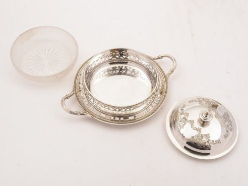 fig 1. Gorgeous Victorian Butter Dish, Circa 1890