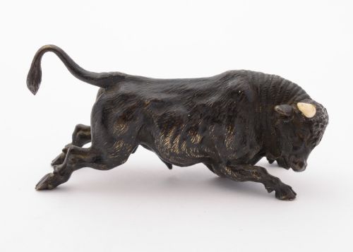 Good Austrian Bronze Bull, Circa 1900
