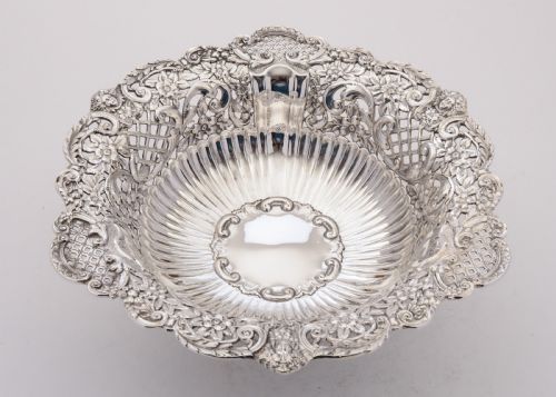 Stunning Edwardian Silver Plated Bowl, Circa 1905