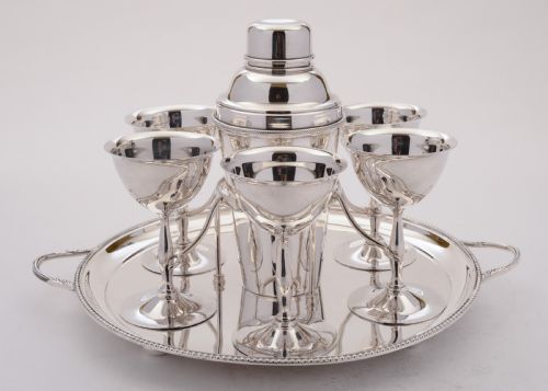 Superb Art Deco Cocktail Set, Circa 1930