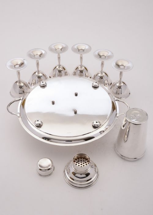 fig 1. Superb Art Deco Cocktail Set, Circa 1930
