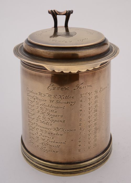 Essex Reg Shooting County Championships Tankard, Bisley 1906