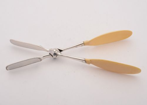 Superb Christofle Ivory and Silver Plated Salad Servers, Circa 1900