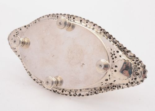 fig 1. Fabulous Victorian Silver Toast rack, Sheffield 1890