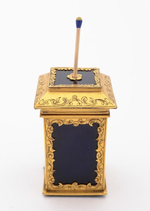 Fabulous Victorian Gilt Brass Vesta Box, Circa 1880