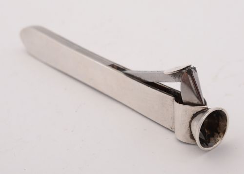 Superb Art Deco Silver Cigar Cutter, London 1938