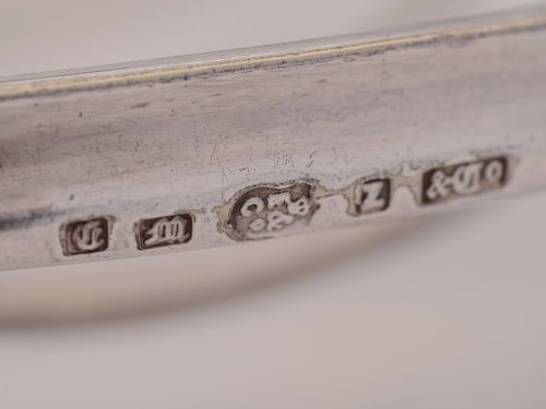 fig 1. Nice Victorian Elkington Silver Plated Toast Rack, 1885