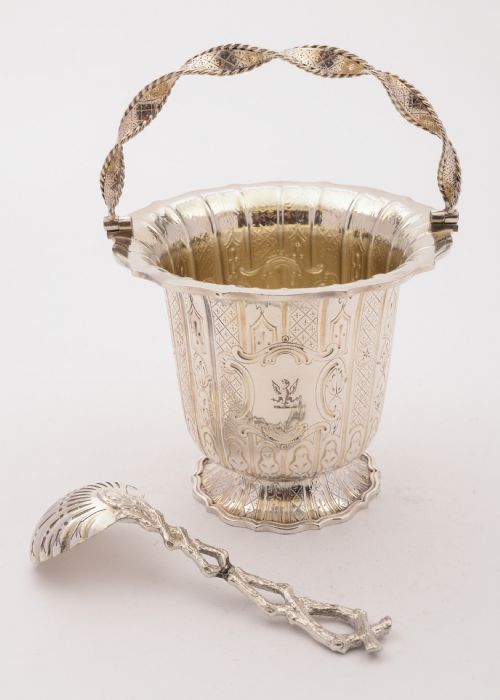Fabulous Victorian Elkington Sugar Basket, 1853