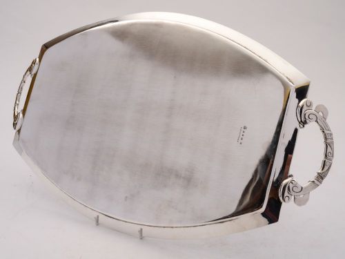 fig 1. Stunning Victorian Elkington Silver Plated Tray, 1880