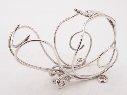 Superb Victorian Silver Plated Wine Cradle, Circa 1890