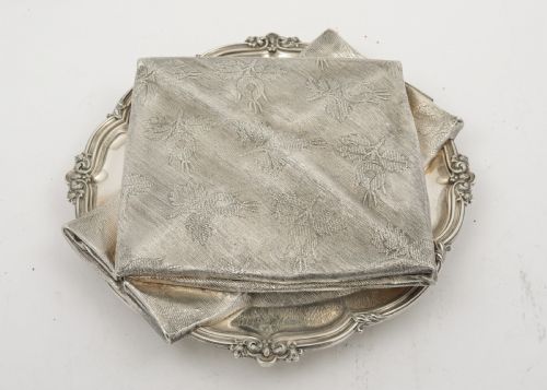 Rare & Fabulous Silver Plated Victorian Napkin Box - Circa 1860
