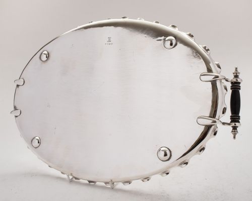 fig 1. Stunning Victorian Silver Plated Oval Tray - circa 1890