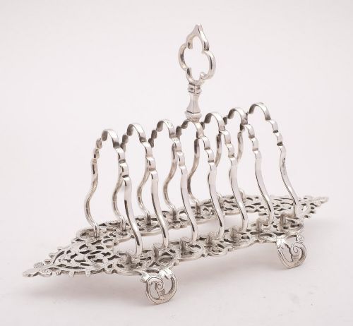 Nice Victorian Silver Plated Toast Rack - Circa 1880