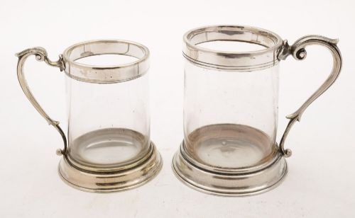Good Pair of Victorian Tankards, Circa 1880