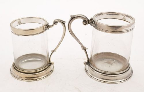 fig 1. Good Pair of Victorian Tankards, Circa 1880