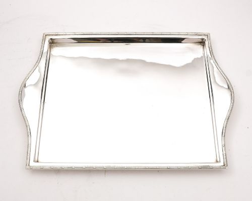 Nice Art Deco Silver Plated Cocktail Tray - Circa 1930