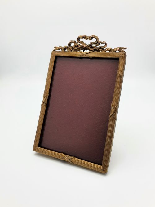 Handsome Antique French Gilt Brass Photo Frame – Circa 1900