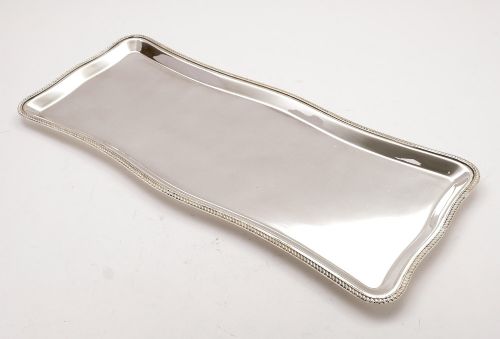 Nice Edwardian Silver-plated Serving Tray – English Antique - Circa 1905