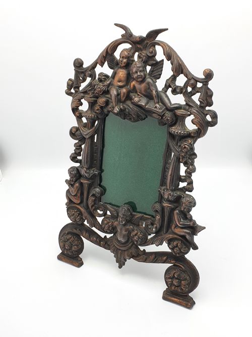 LOVELY EDWARDIAN IRON PHOTO FRAME CIRCA 1910 - ADDITIONAL PHOTO 1