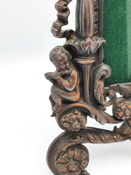 LOVELY EDWARDIAN IRON PHOTO FRAME CIRCA 1910 - ADDITIONAL PHOTO 3