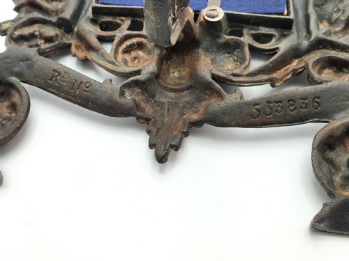 LOVELY EDWARDIAN IRON PHOTO FRAME CIRCA 1910 - ADDITIONAL PHOTO 5