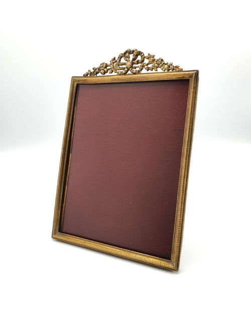 Handsome Antique English Gilt Brass Photo Frame – Circa 1900