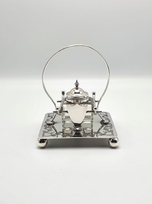 FABULOUS VICTORIAN INK STAND CIRCA 1890 - ADDITIONAL PHOTO 1