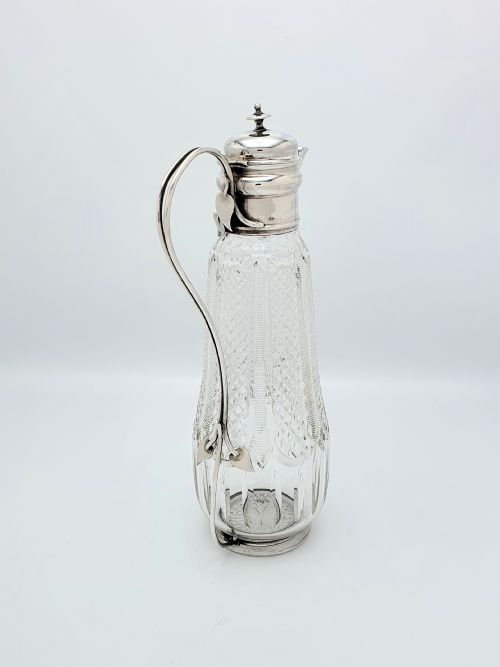 FABULOUS SILVERPLATED ART CRAFTS CLARET JUG CIRCA 1900 - ADDITIONAL PHOTO 4
