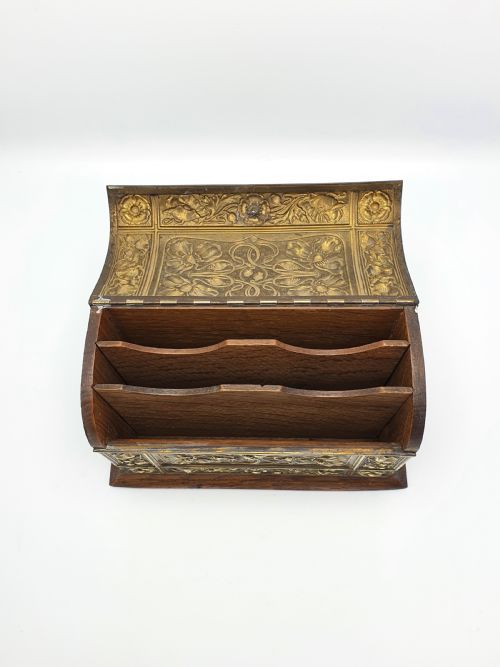 GOOD ENGLISH ART NOUVEAU EDWARDIAN DOCUMENT BOX CIRCA 1905 - ADDITIONAL PHOTO 2