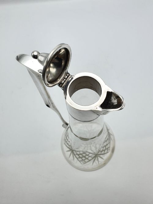 FABULOUS ANTIQUE SILVERPLATED CLARET JUG CIRCA 1900 - ADDITIONAL PHOTO 1