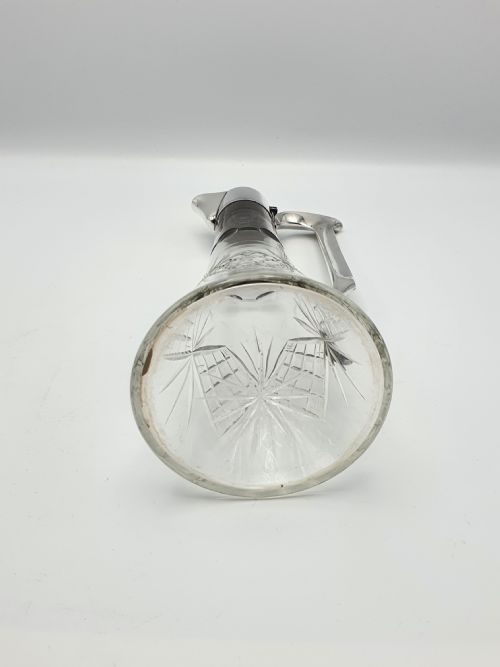 FABULOUS ANTIQUE SILVERPLATED CLARET JUG CIRCA 1900 - ADDITIONAL PHOTO 2
