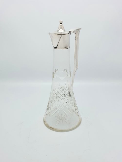FABULOUS ANTIQUE SILVERPLATED CLARET JUG CIRCA 1900 - ADDITIONAL PHOTO 3