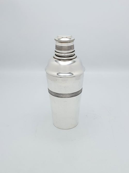Lovely Art Deco Silver Plated Cocktail Shaker - Circa 1930