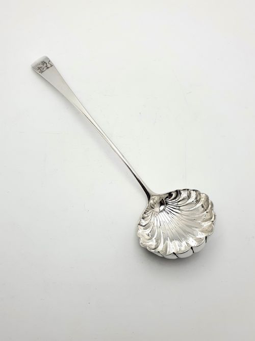 Nice Georgian Silver Soup Ladle – London, 1782