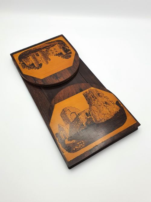 fig 1. Nice Antique Tunbridge Ware Book Slide – circa 1870